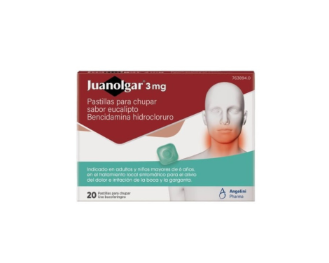Juanolgar Pastillas Eucalipto 3 Mg 20 Uds