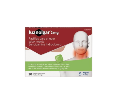 Juanolgar Pastillas Menta 3 Mg 20 Uds