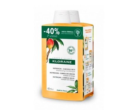 Klorane Pack Champú Al Mango 2ª ud 40%