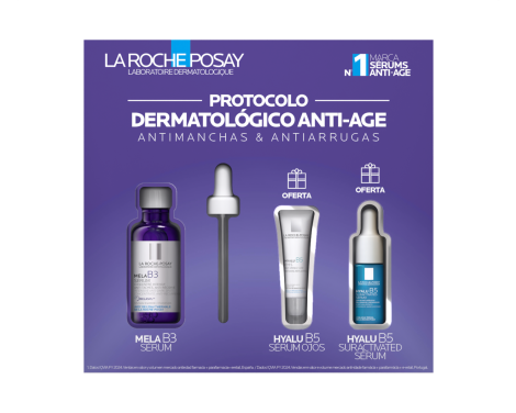La Roche Posay Cofre Mela B3 Serum 30ml + Hyalu B5 Ojos 5ml + Hyalu B5 Sérum 10ml