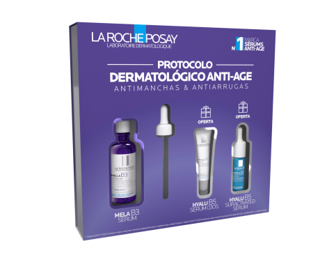 Comprar La Roche Posay Cofre Mela B3 Serum 30ml + Hyalu B5 Ojos 5ml + Hyalu B5 Sérum 10ml