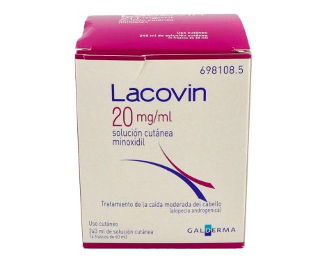Lacovin 20 ml/ml Solución Cutánea 4 Frascos 60ml