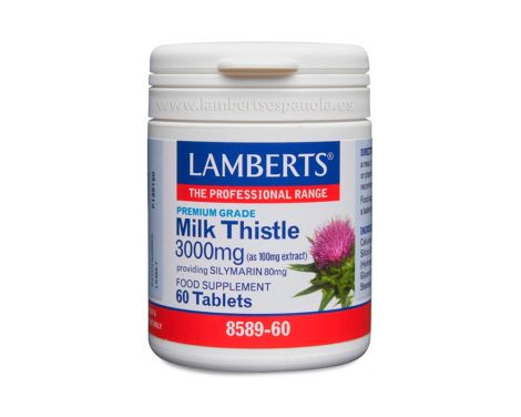 Lamberts Cardo Mariano 3000mg 60 tabletas