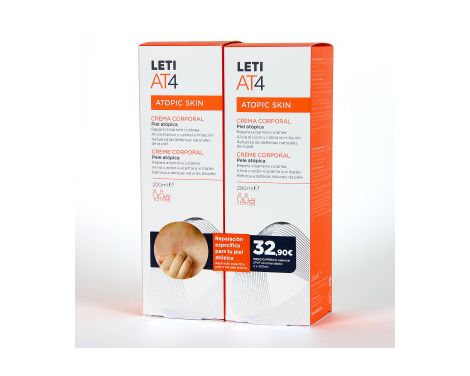 Leti AT-4 Duplo Crema Corporal 2x200ml