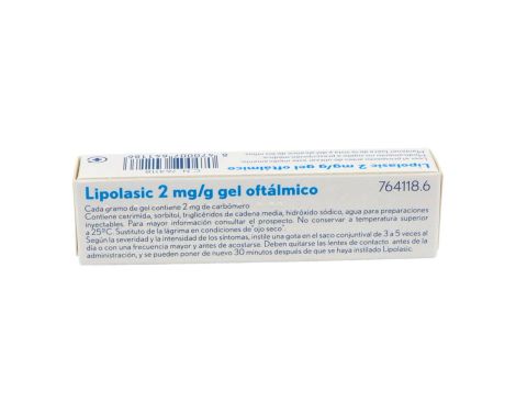 Comprar Lipolasic 2mg/g Gel Oftálmico 1 Tubo 10g
