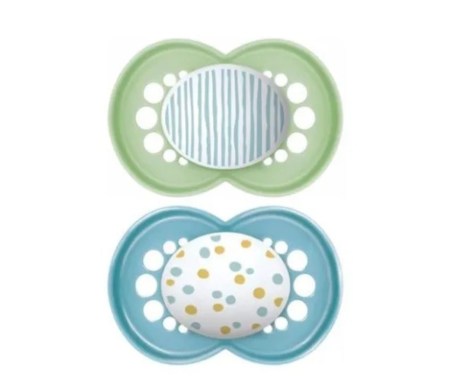 MAM Baby Chupete Original +6m Silicona 2 uds