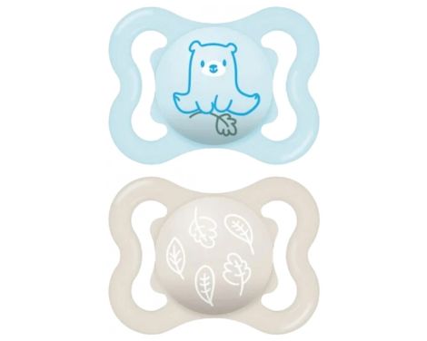 Mam Baby Chupete Supreme 2-6 meses Azul 2 uds