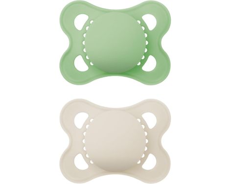 MAM Chupete Original Silicona Neutro 2-6m 2 Unidades