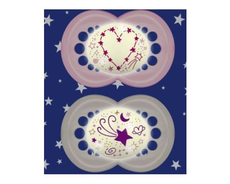 MAM-Chupete-Original-Night-Silicona-Fisiológico-Rosa-6-M-2-uds-0