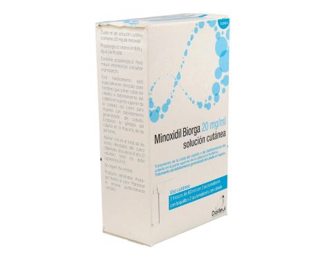 Para qué sirve Minoxidil Biorga 20 Mg/Ml Solución Cutánea 60ml