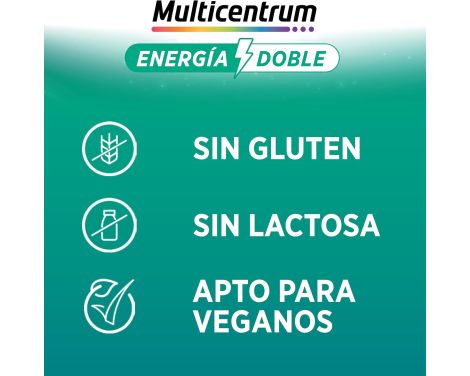 Para qué sirve Multicentrum Energía Doble 20 Comprimidos