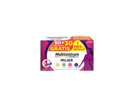 Multicentrum Mujer Pack 90+30 Comprimidos