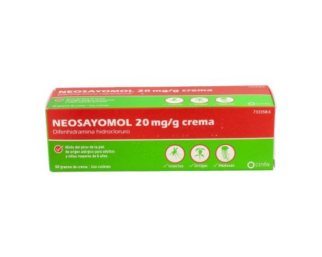 Neosayomol 20mg/g Crema 1 Tubo 60g