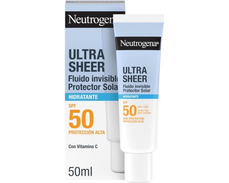 Neutrogena Ultra Sheer Fluido Invisible Hidratante Protector Solar SPF50 50 ml