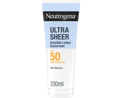 Neutrógena Ultra Sheer Loción Corporal Invisible Hidratante SPF50 200 ml