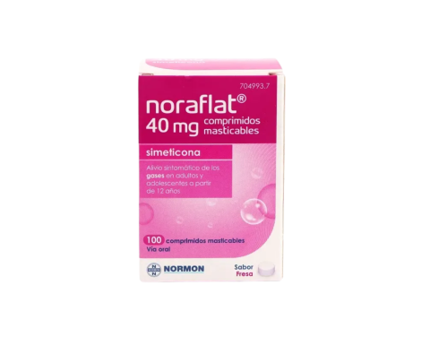 Normon Noraflat 40 mg 100 Comprimidos Masticables