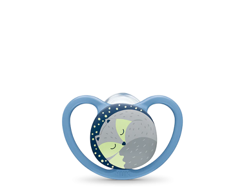 Nuk Chupete Silicona Space Night 0-6m 1 ud