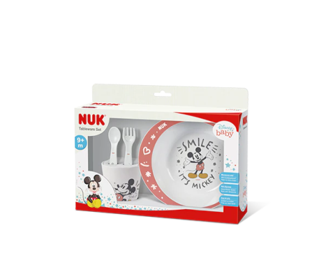 Nuk Set de Vajilla Mickey Mouse +9m