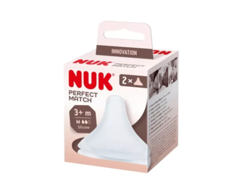 Nuk Tetina Perfect Mat Silicona 3M+ 2U