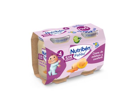 Nutribén Potito Crema de Calabaza y Zanahoria 2x190g