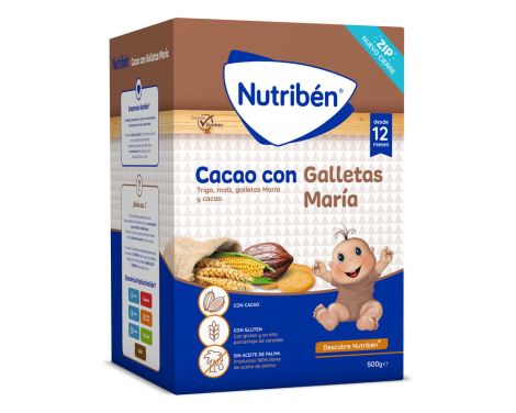 Nutriben Cacao Con Galletas María 500g