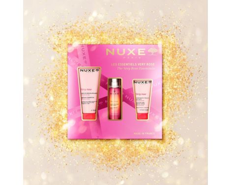 Comprar Nuxe Cofre Esenciales Very Rose Gel Limpiador Calmante 100ml + Crema Manos 50ml + Agua Perfumada 30ml