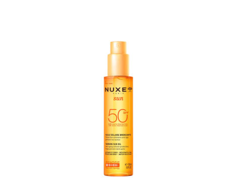 Nuxe Sun Aceite Bronceador SPF50 Rostro y Cuerpo 150ml