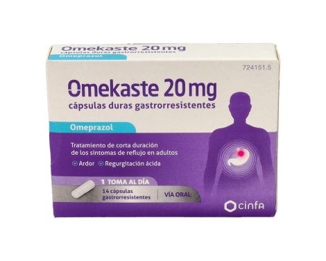 Omekaste 20mg 14 Cápsulas 