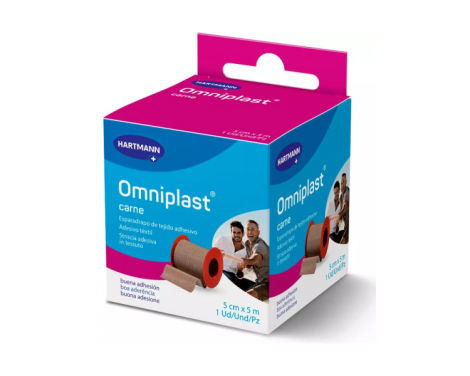 Omniplast Esparadrapo Hipoalergénico Tejido Resistente 5 X 5cm