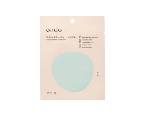 Ondo Beauty Parches de Ojos con Cafeína y Té Verde 1 par