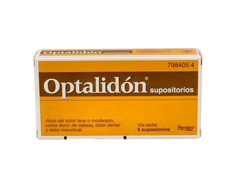 Optalidon 500 Mg/75 Mg 6 Supositorios