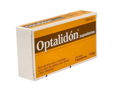 Comprar Optalidon 500 Mg/75 Mg 6 Supositorios