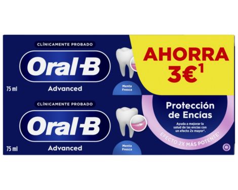 Oral-B Advanced Protección de Encías 2 Tubos 75 ml