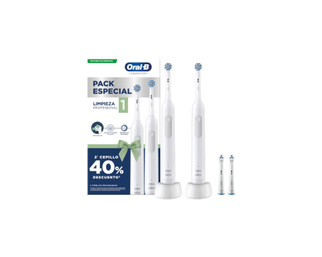 Comprar Oral B Cepillo Eléctrico Limpieza Profesional 1 2 Cepillos