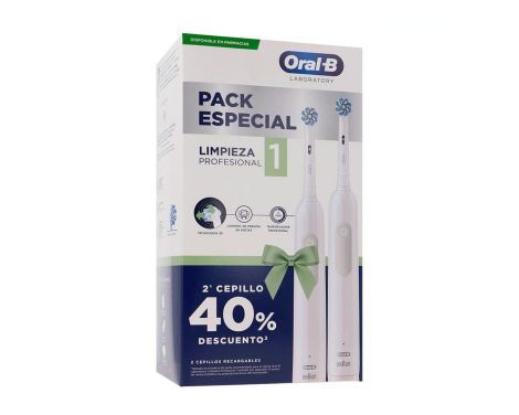 Oral B Cepillo Eléctrico Limpieza Profesional 1 2 Cepillos 
