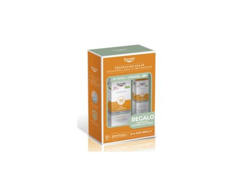 Eucerin Sun Gel Crema Oil Control Dry Touch FPS50+ 50ml + Regalo Minitalla Corporal