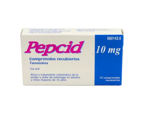 Pepcid 10mg 12 Comprimidos Recubiertos