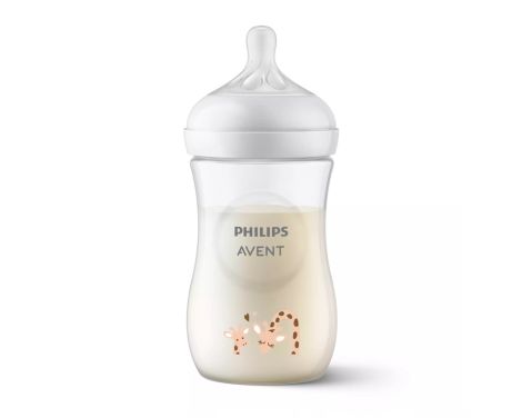 Philips Avent Biberón Natural Response Anti-Colic Jirafa 1m+ 260ml