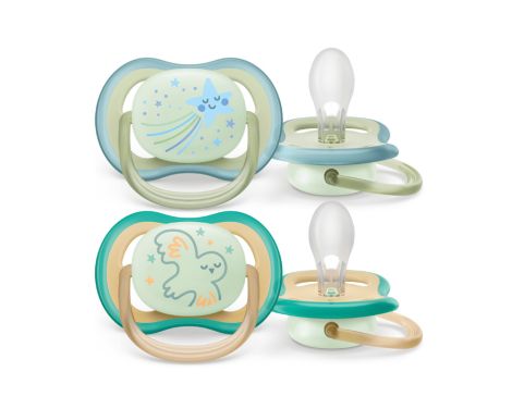 Philips Avent Chupete Ultra Air Nocturno 0-6m 2 uds