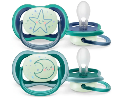 Philips Avent Chupete Ultra Air Nocturno 6-18m 2 uds