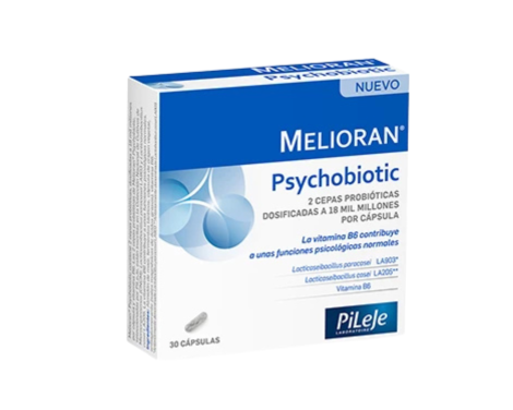 Pileje Melioran Psycobiotic 30 Cápsulas