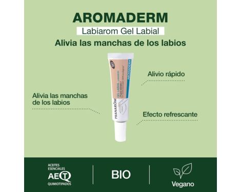 Pranarom Aromaderm Labiarom Gel Labial Pupas Labiales 5ml sin receta