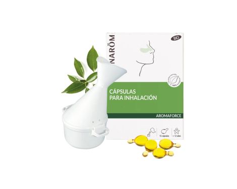 Pranarom Aromaforce Kit Inhalación 15 Cápsulas +Inhalador 