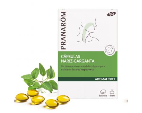 Pranarom Aromaforce Nariz-Garganta 30 cápsulas
