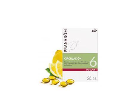 Pranarom Oleocaps+ 6 Circulación 30 cápsulas