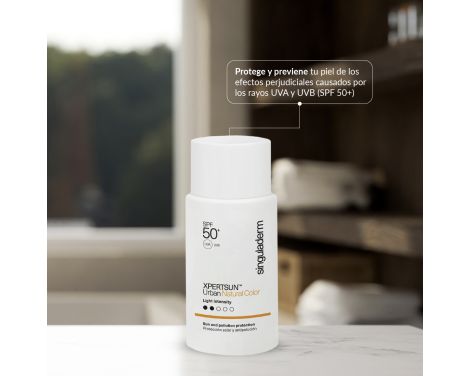 Para qué sirve Primaderm Fotoprotector Facial con Color Natural Xpertsun Urban SPF50+ 50ml Tono Claro