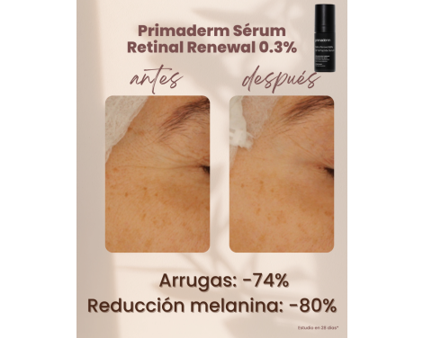 Primaderm Sérum Retinal Renewal 0.3% GF&Peptide Serum 30ml sin receta