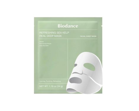 Biodance Bio Refreshing Sea Kelp Real Mascarilla Facial 1 Unidad