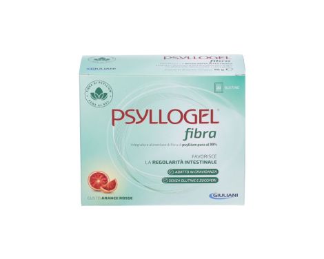 Psyllogel Fibra Sobres Sabor Naranja Roja 20 Sobres