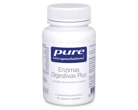 Pure Encapsulations Enzimas Digestivas Plus 90 cápsulas